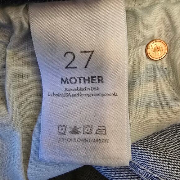 MOTHER The Mid Rise Dazzler Ankle Fray Jean Riding The Cliffside - Picture 7 of 11